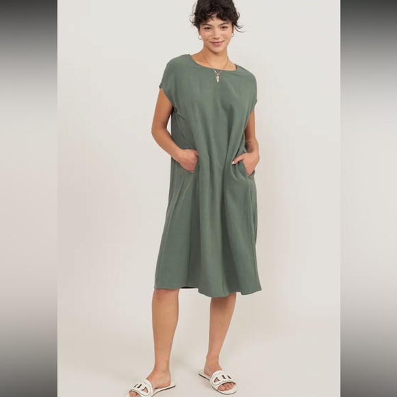 38 Fabulous MIDI Linen Blend Dress - Picture 4 of 6
